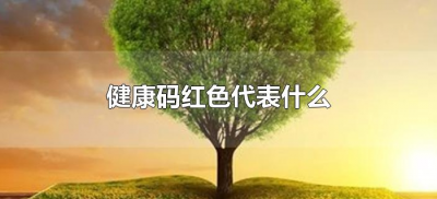 ​健康码红色代表什么（防疫健康码红色代表什么）