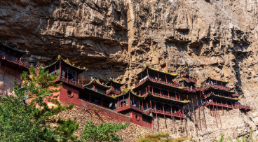 山西恒山十八景中第一胜景,湖北境内的名山图2