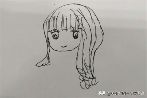 人物简笔画女孩(人物简笔画女孩可爱)-第2张图片-