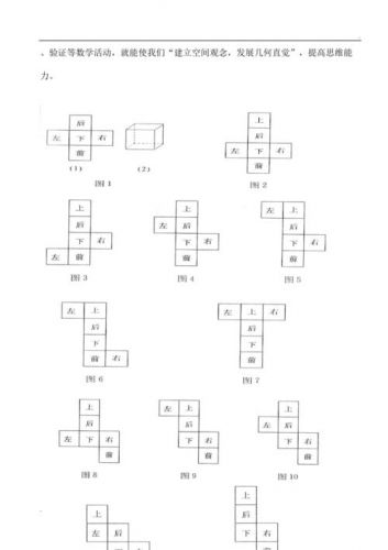 正方体的11种展开图怎么画(正方体的11种展开图手抄报)-第1张图片-