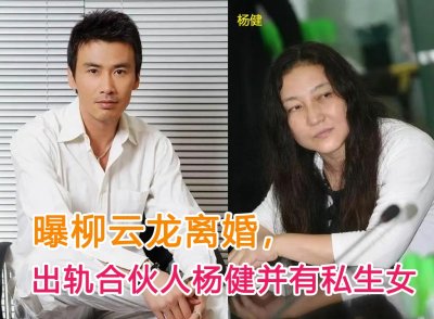 ​曝柳云龙已离婚，婚内出轨合伙人，有私生女，知情人曝更多内幕