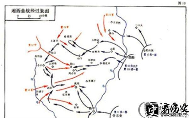 湘西会战地图