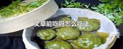 ​可以吃艾草吗 艾草的能吃吗