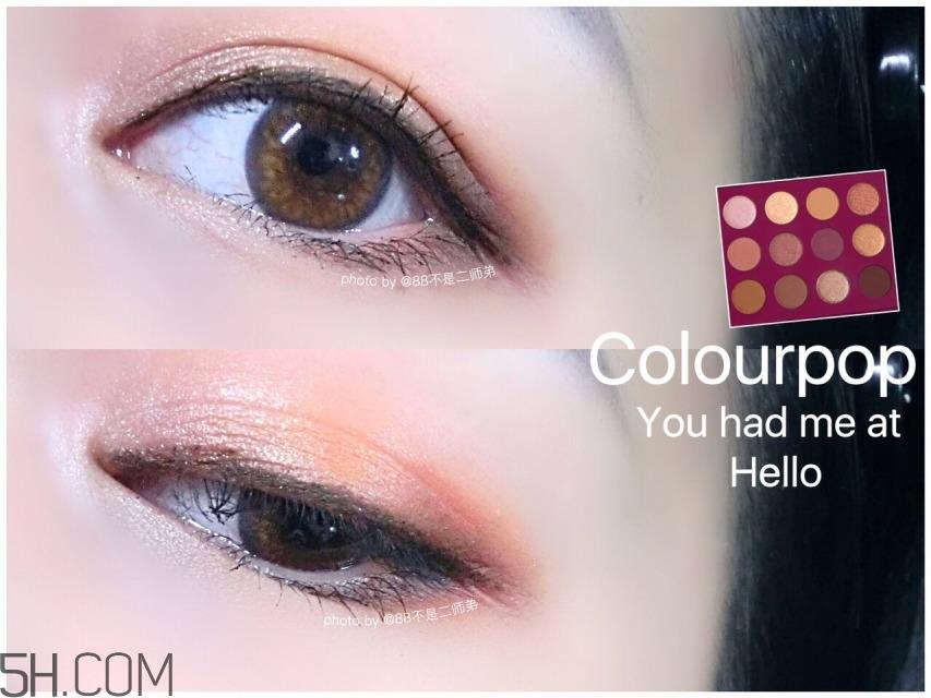 colourpop红薯盘色号_colourpop红薯盘试色图