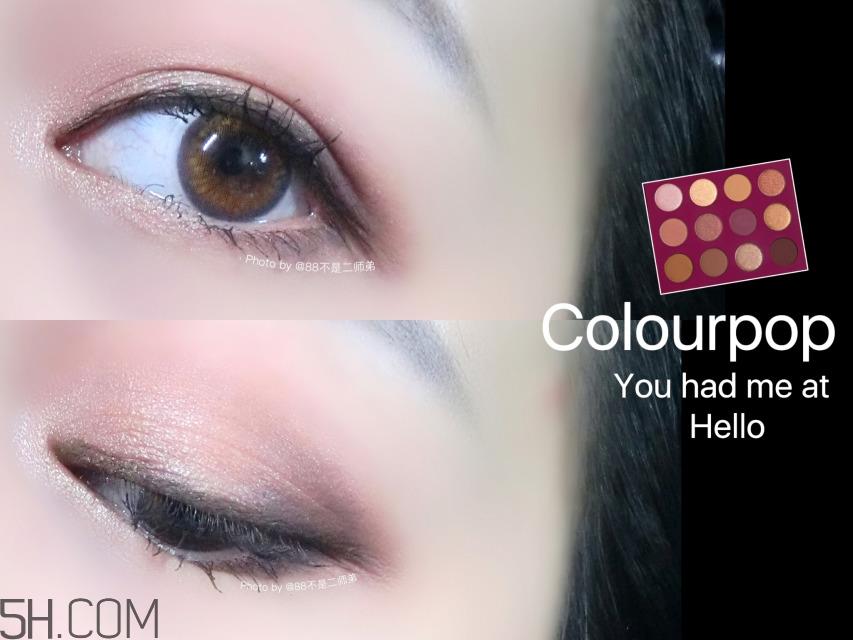 colourpop红薯盘色号_colourpop红薯盘试色图