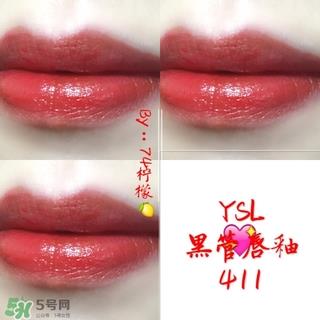 ysl5个系列口红唇釉全面大试色与点评