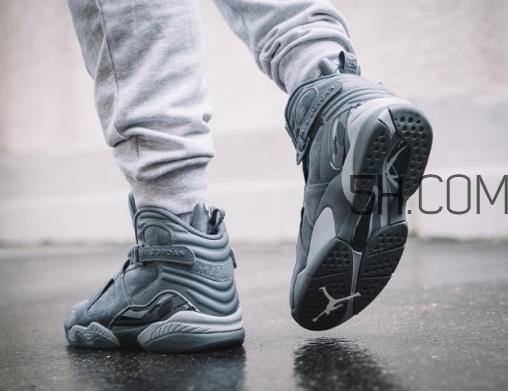 air jordan 8 retro cool grey上脚效果怎么样？