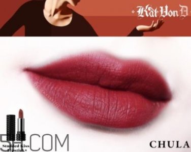 ​kat von d chula试色 kvd chula唇膏试色